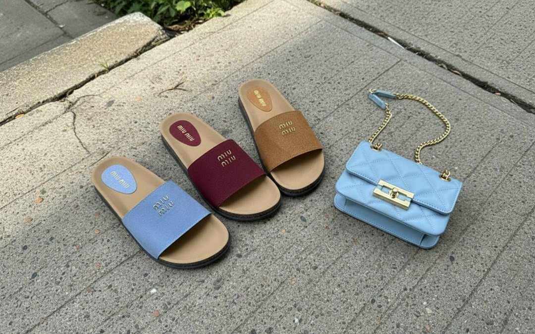 тапочки miu miu,шлёпанцы miu miu,кожаные шлепанцы miu miu,,шлепанцы женские