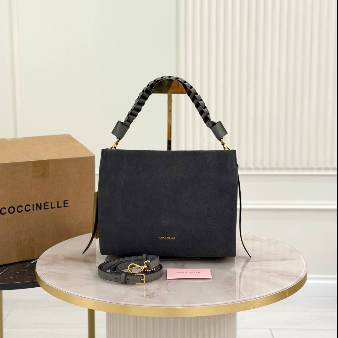 сумка coccinelle,сумка coccinelle boheme,сумка,женская сумка,замшевая сумка