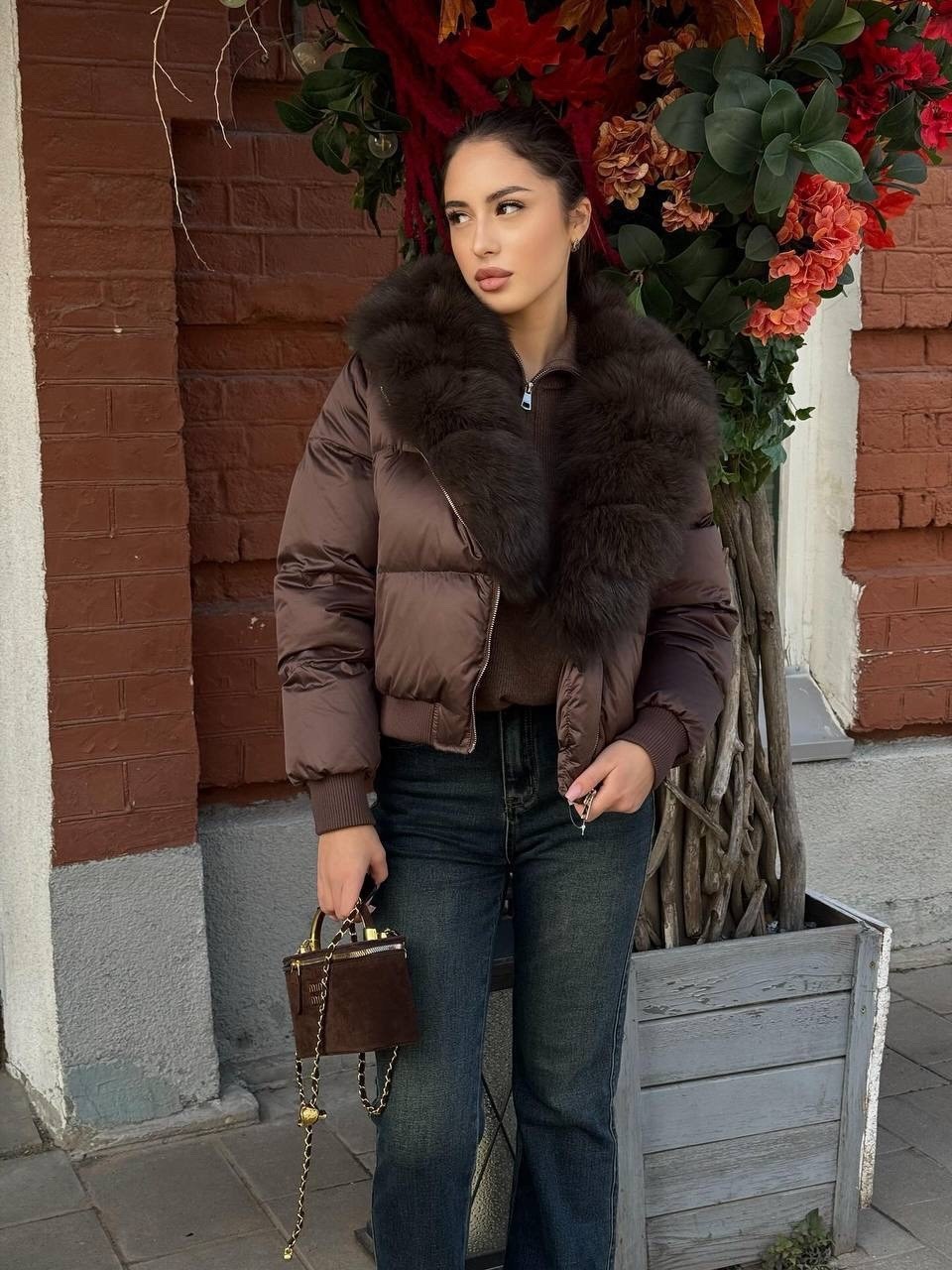 куртка пуховик зимняя с натуральным мехом песца safina moda,пуховик с натуральным мехом,куртка пуховик с натуральным мехом песца,пуховики с мехом,куртка с натуральным мехом