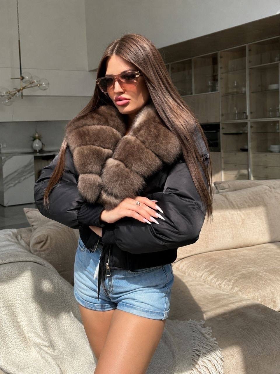 куртка пуховик зимняя с натуральным мехом песца safina moda,пуховик с натуральным мехом,куртка пуховик с натуральным мехом песца,пуховики с мехом,куртка с натуральным мехом