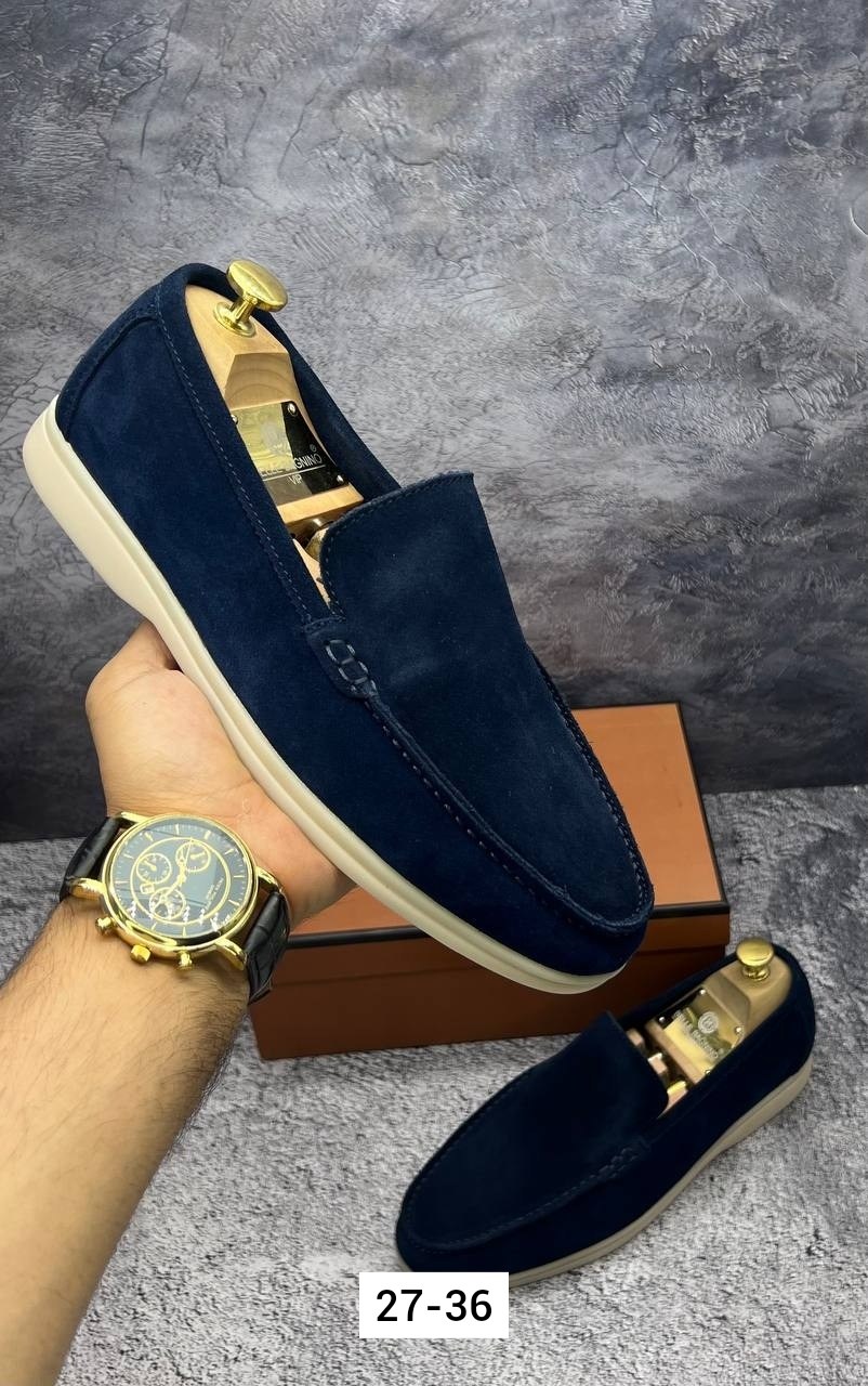 ,лоферы мужские loro piana,лоферы мужские замшевые,лоферы loro piana summer walk синие,мужские мокасины
