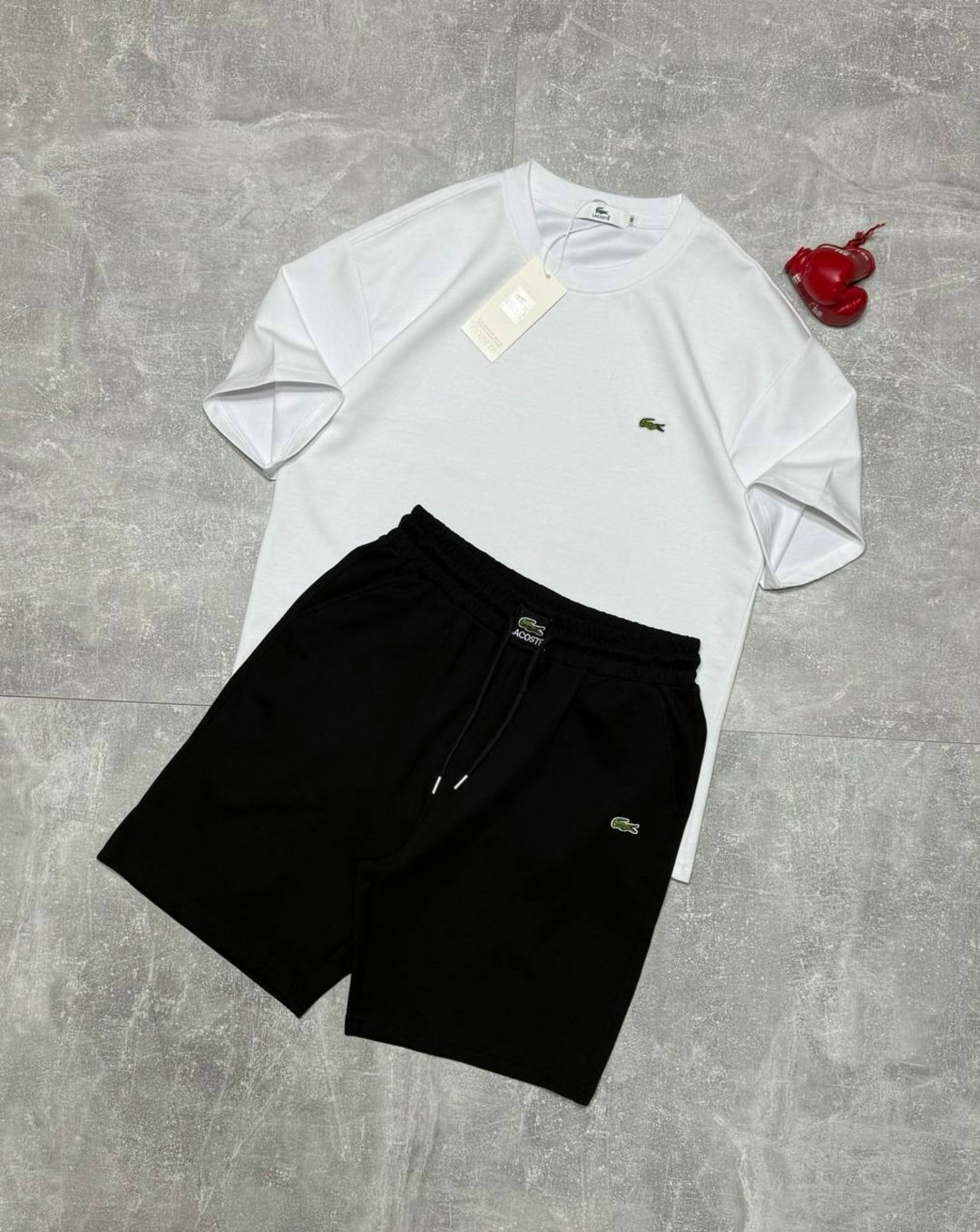 летний костюм с шортами,спортивный костюм lacoste,костюм лакост мужской,костюм шорты и футболка,летние костюмы