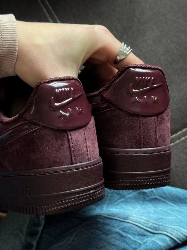 кроссовки бордовые,nike air force 1 '07,кроссовки,nike air force 1 low,кроссовки nike air force 1
