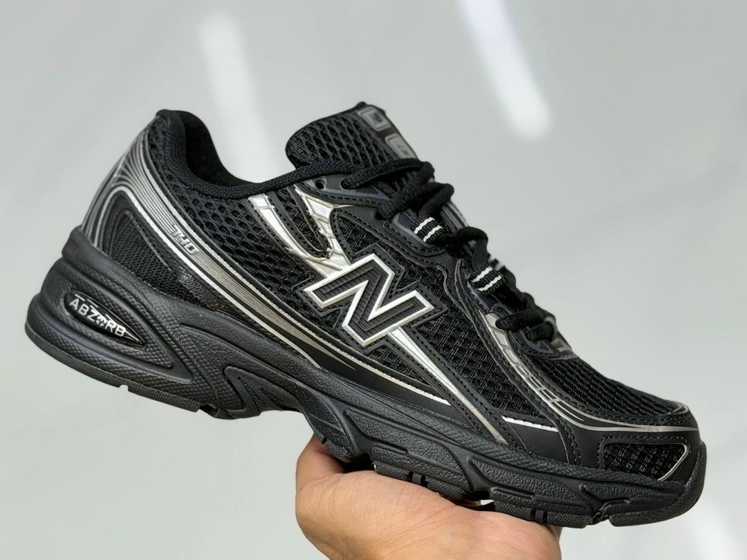 кроссовки new balance,кроссовки new balance 740,кроссовки new balance 740 big kid 'black silver metallic',кроссовки,new balance 740