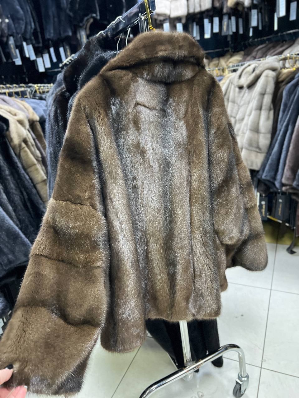 норковая шуба,шуба,шуба из норки,норковый полушубок,меховая шуба