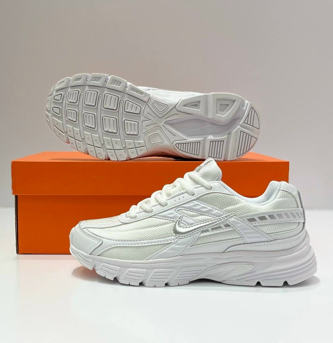 кроссовки nike initiator,женские кроссовки nike,кроссовки,кроссовки женские мужские nike initiator-white silvery,повседневные кроссовки