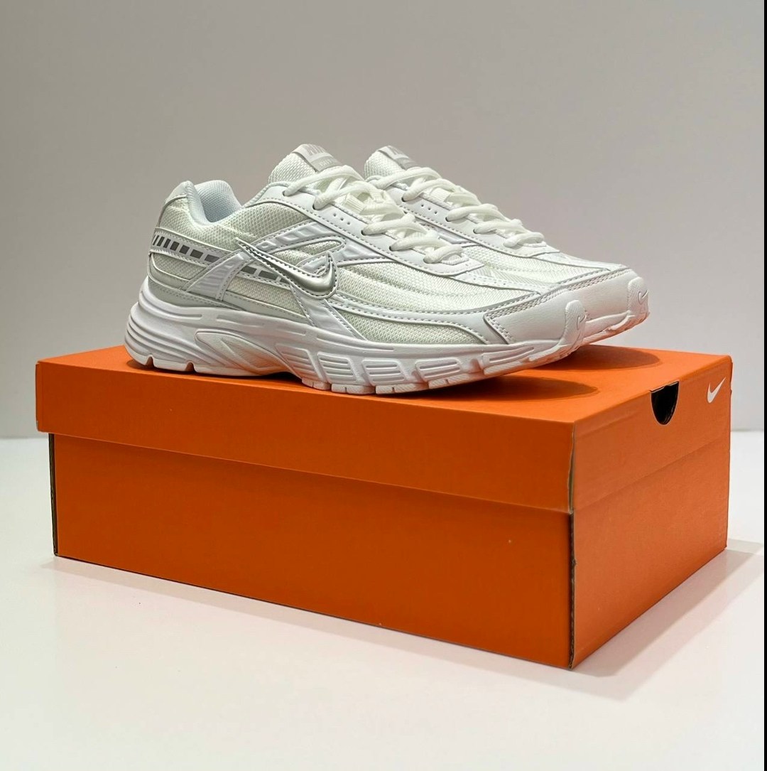 кроссовки nike initiator,женские кроссовки nike,кроссовки,кроссовки женские мужские nike initiator-white silvery,повседневные кроссовки