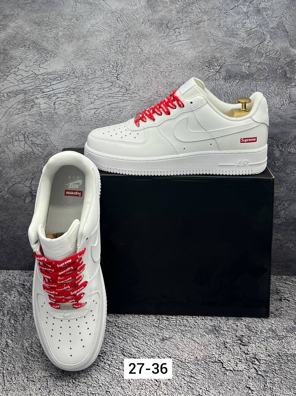 nike air force 1 low supreme white,nike air force 1 supreme,кроссовки,кроссовки nike air force 1 supreme,спортивная