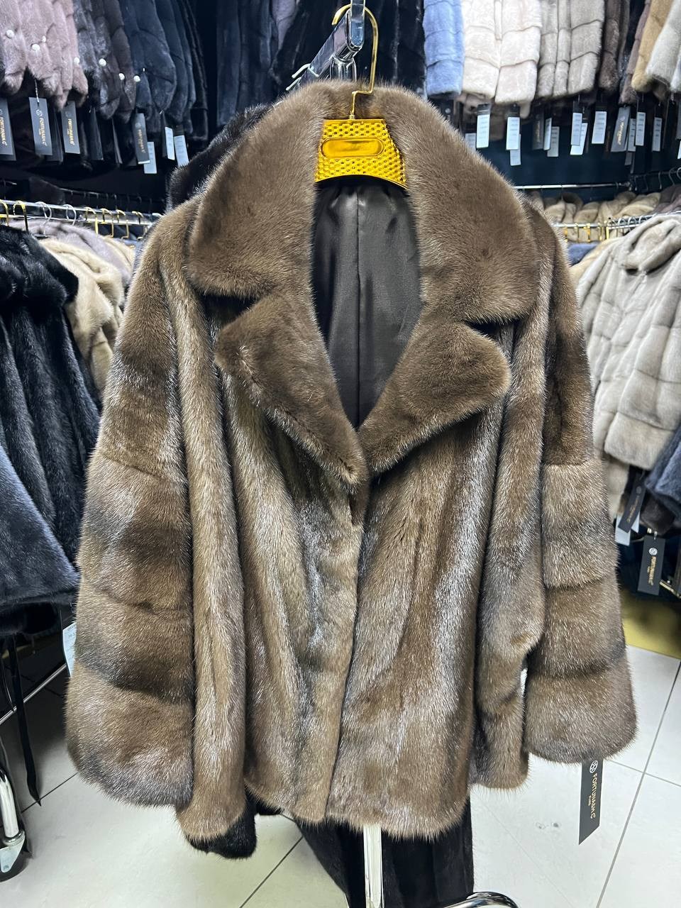 норковая шуба,шуба,шуба из норки,норковый полушубок,меховая шуба
