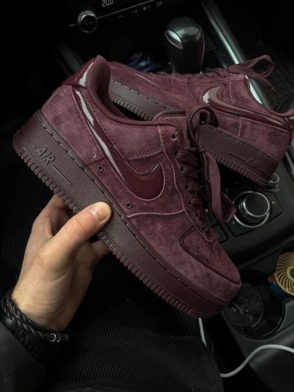 кроссовки бордовые,nike air force 1 '07,кроссовки,nike air force 1 low,кроссовки nike air force 1