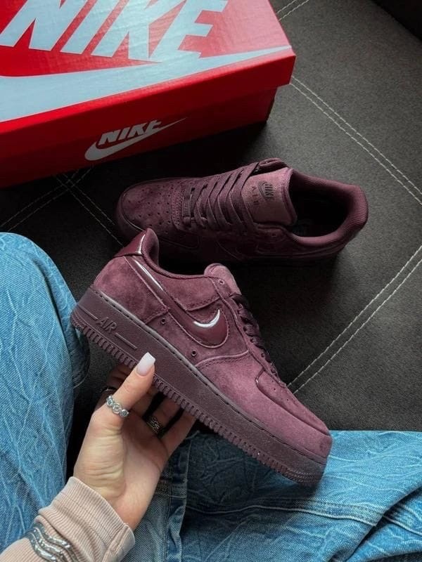 кроссовки бордовые,nike air force 1 '07,кроссовки,nike air force 1 low,кроссовки nike air force 1