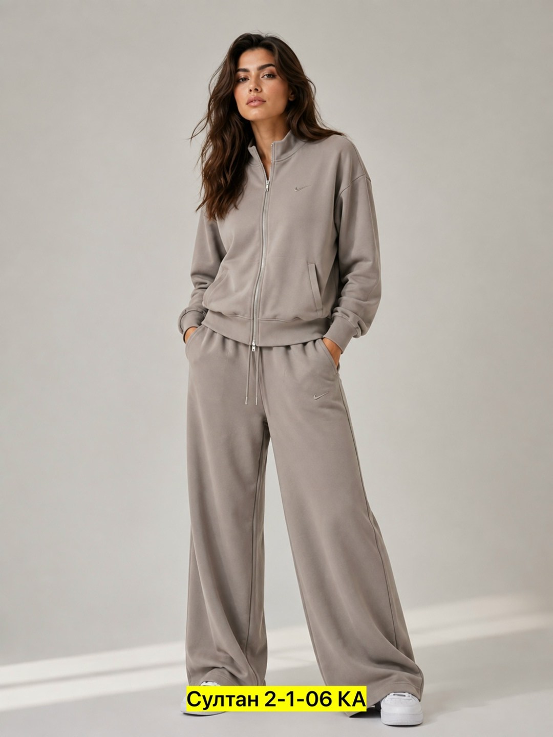 женские брюки nike,костюм спортивный женский nike,спортивный костюм #кт1601 серый меланж,костюм женский спортивный,серый спортивный костюм
