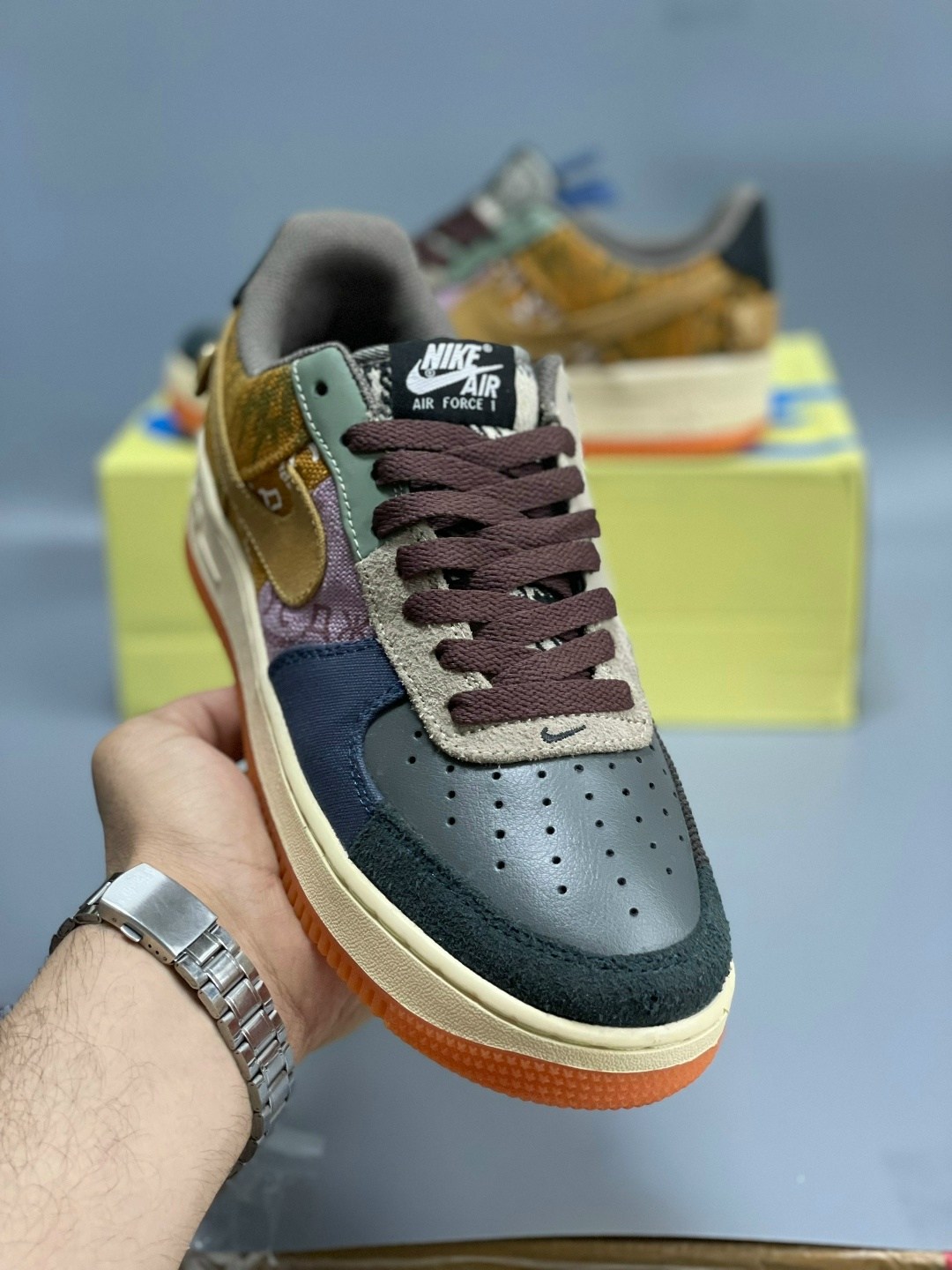 nike air force 1 low travis scott cactus jack,nike air force 1 travis scott,nike air force 1 low cactus jack x travis scott,кросcовки nike air force 1,travis scott x nike air force 1 low