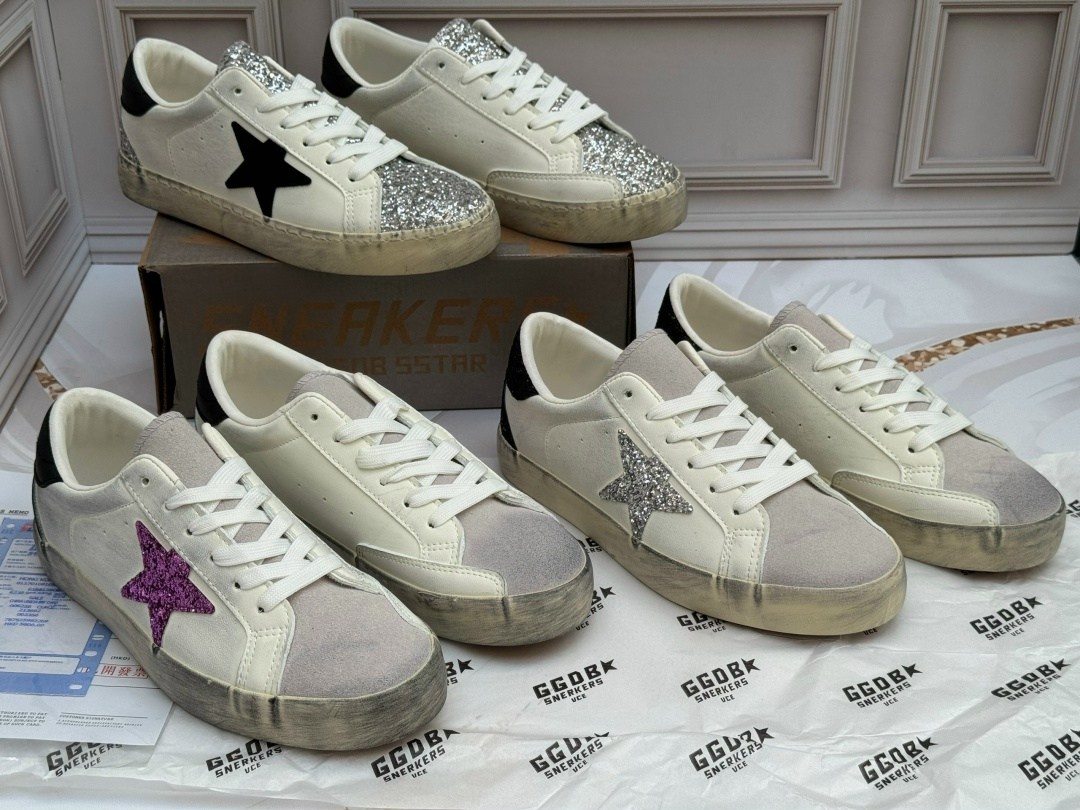 ,кеды golden goose женские,кроссовки golden goose,кроссовки golden goose wmns superstar white silver blue glitter,golden goose кеды