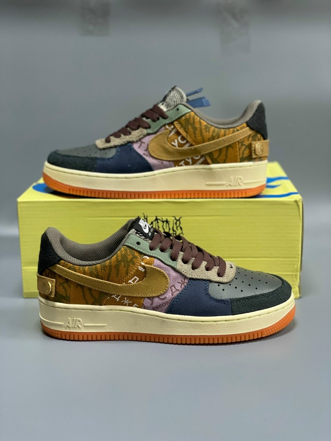 nike air force 1 low travis scott cactus jack,nike air force 1 travis scott,nike air force 1 low cactus jack x travis scott,кросcовки nike air force 1,travis scott x nike air force 1 low
