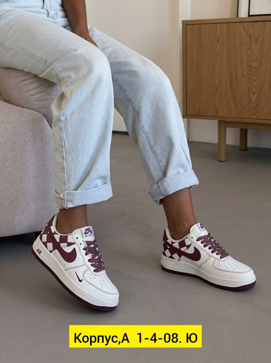 кроссовки,кросcовки nike air force 1,nike air force 1 07 lv 8,nike air force 1 low,бордовые кроссовки женские