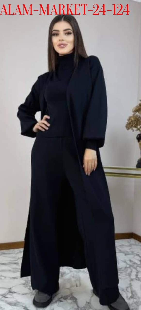 костюм тройка вязаный с кардиганом k.s 316124418,трикотажные костюмы,трикотажный костюм тройка,вязаные костюмы,элегантные кардиганы