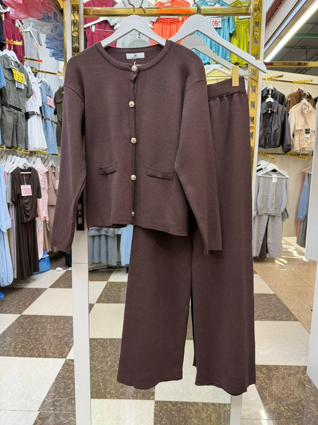 трикотажные костюмы,костюм двойка вязаный теплый кардиган с брюками top wear цвет молочный белый,костюм женский вязаный,костюм женский ,стильные костюмы