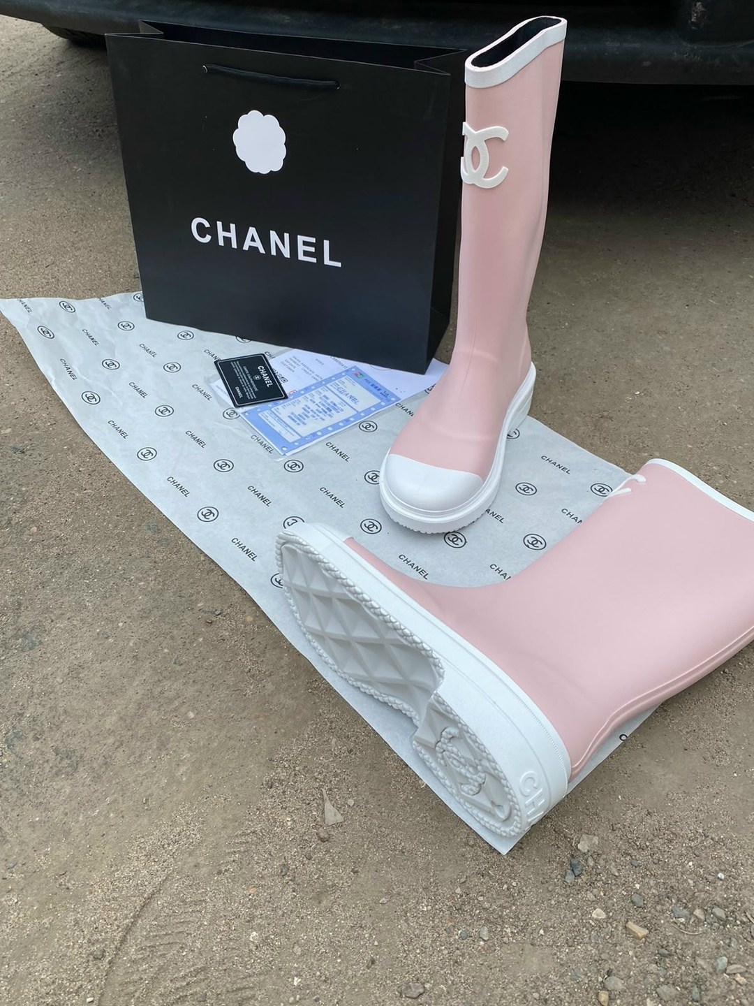 резиновые сапоги chanel,сапоги chanel,резиновые сапоги,резиновые сапоги шанель,женские резиновые сапоги
