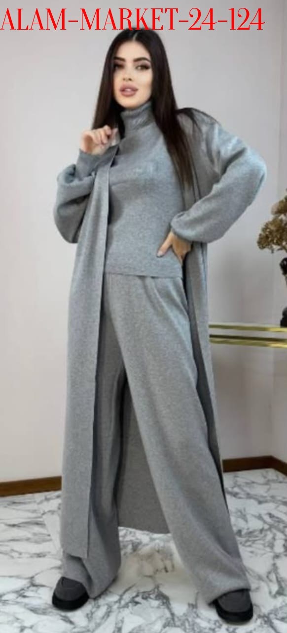 костюм тройка вязаный с кардиганом k.s 316124418,трикотажные костюмы,трикотажный костюм тройка,вязаные костюмы,элегантные кардиганы