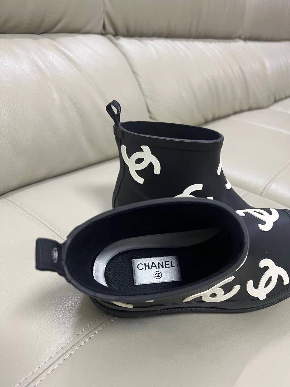 ,сапоги chanel,резиновые сапоги chanel,резиновые сапоги,сапоги резиновые женские