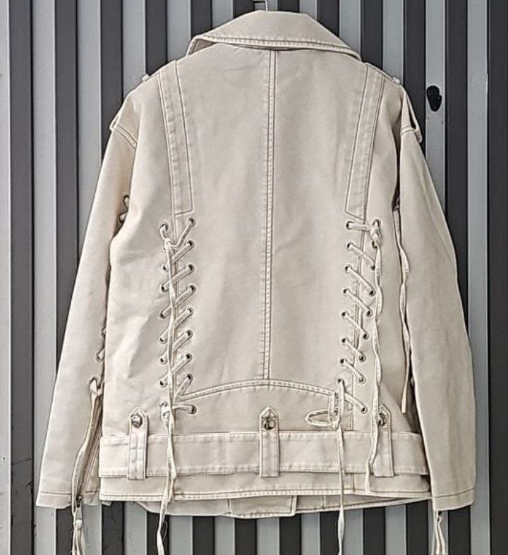 куртка косуха кожаная женская,куртка косуха,косуха белая куртка кожаная oversize винтажная monyken,косуха женская,кожаная женская куртка-косуха в молочном цвете