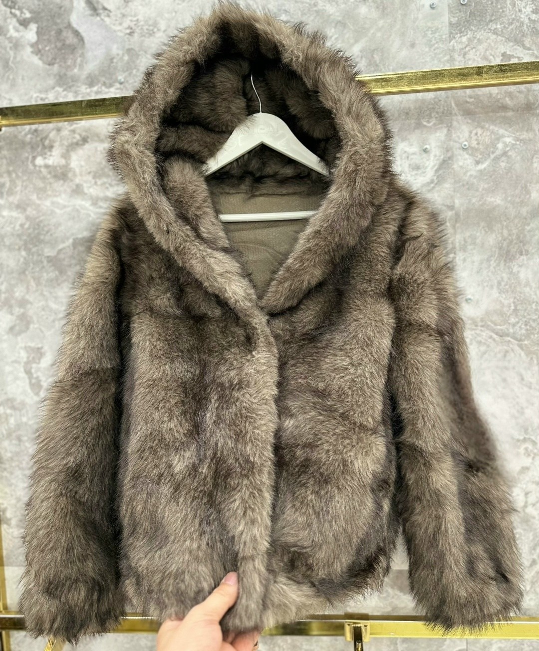 шуба из искусственного меха с капюшоном,пальто из натурального меха,модная куртка,женское меховое пальто из натурального меха,теплое пальто