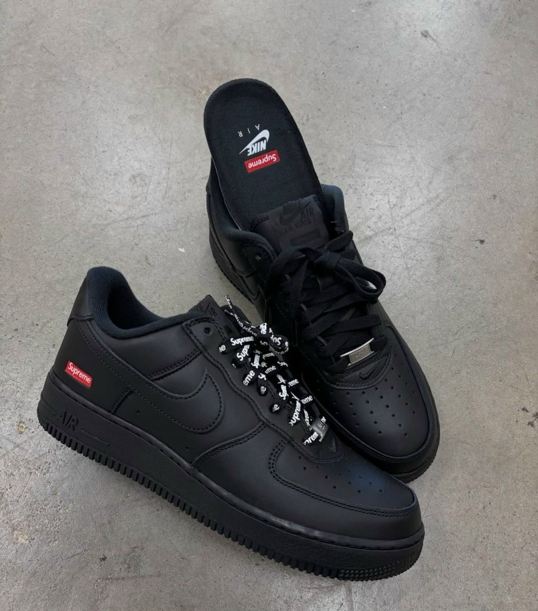 nike air force 1 low & supreme black,nike air force 1 supreme,nike air force 1 low black,найк аир форс 1 черные суприм,nike air force 1 low