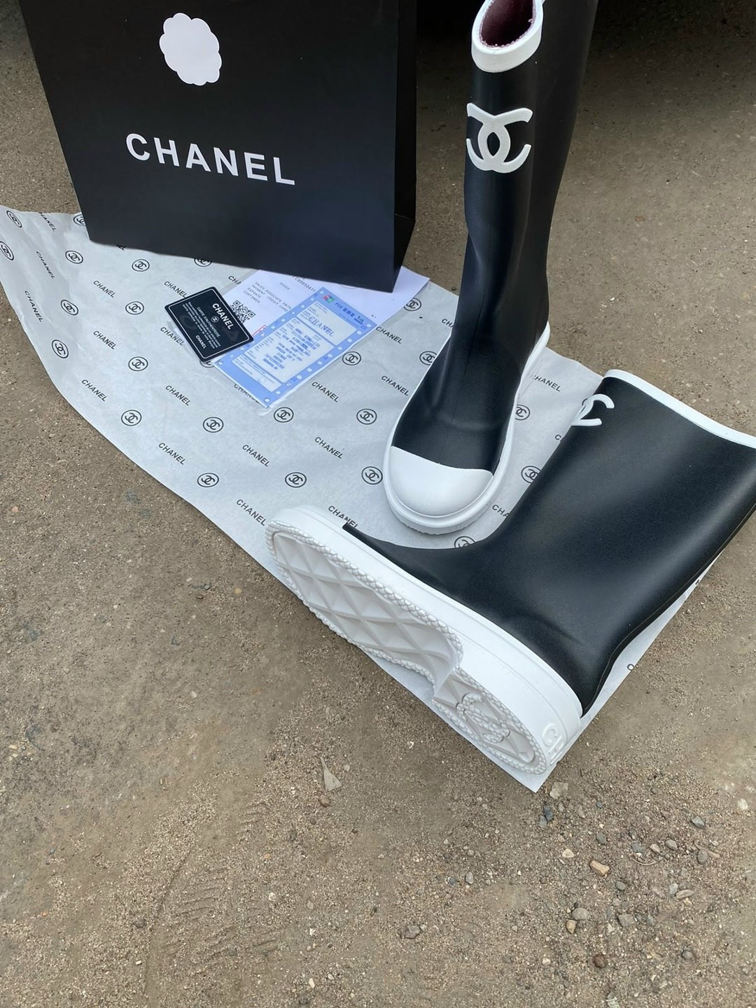 резиновые сапоги chanel,сапоги chanel,резиновые сапоги,резиновые сапоги шанель,женские резиновые сапоги
