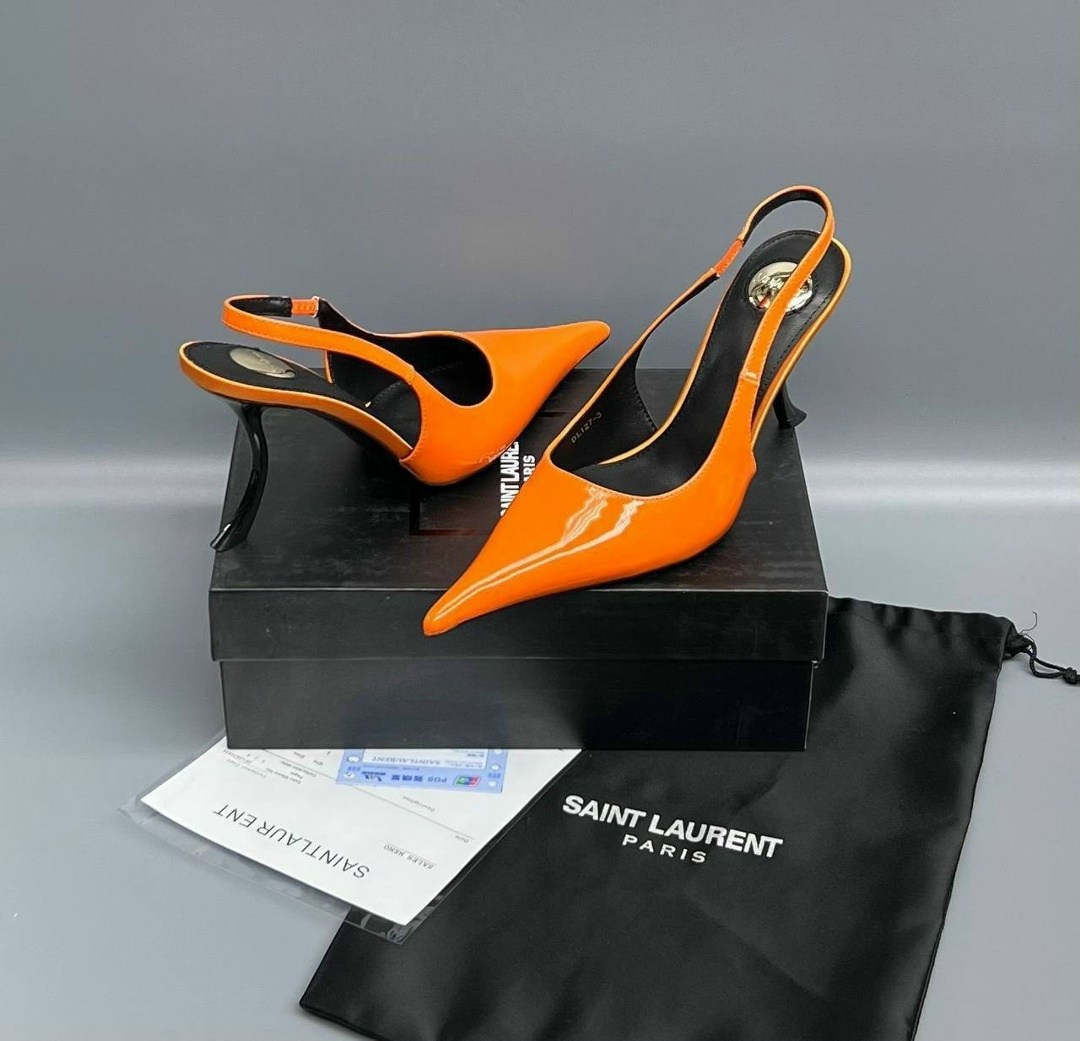 saint laurent туфли,,туфли yves saint laurent,босоножки saint laurent,босоножки сен лоран с каблуком логотипом