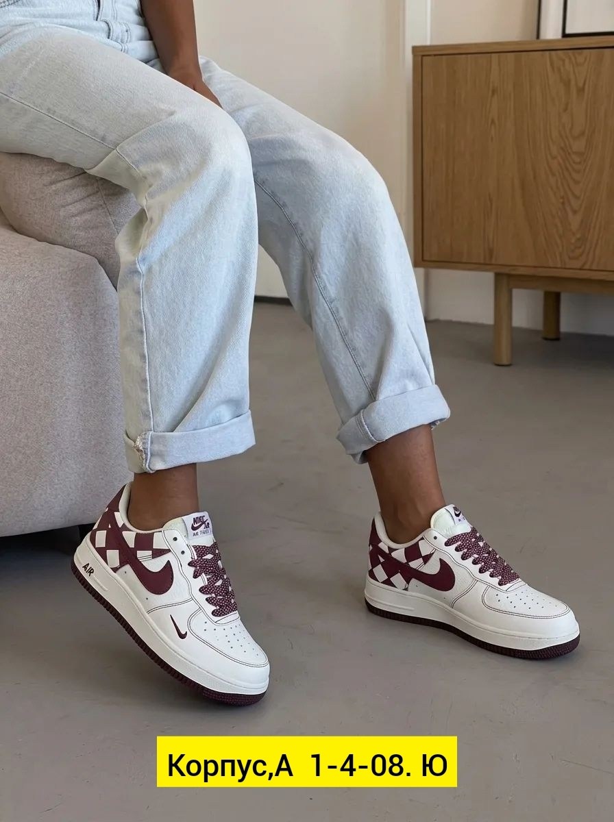 кроссовки,кросcовки nike air force 1,nike air force 1 07 lv 8,nike air force 1 low,бордовые кроссовки женские