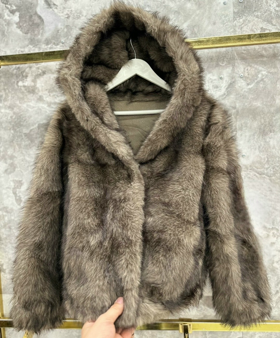 шуба из искусственного меха с капюшоном,пальто из натурального меха,модная куртка,женское меховое пальто из натурального меха,теплое пальто