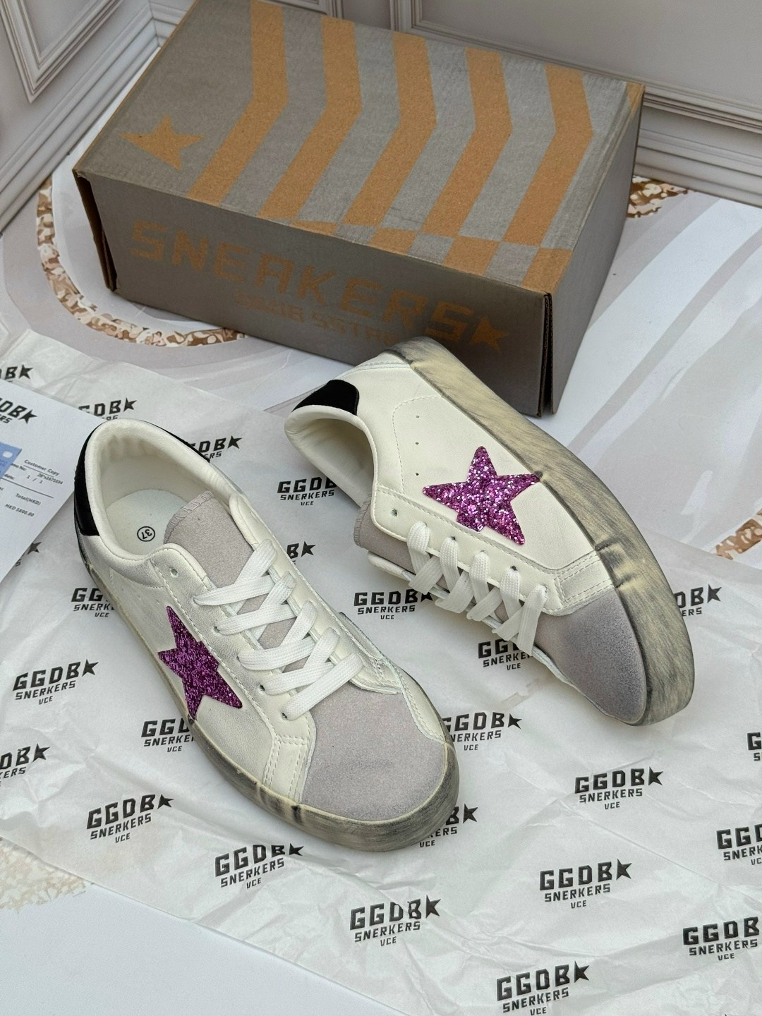 ,кеды golden goose женские,кроссовки golden goose,кроссовки golden goose wmns superstar white silver blue glitter,golden goose кеды