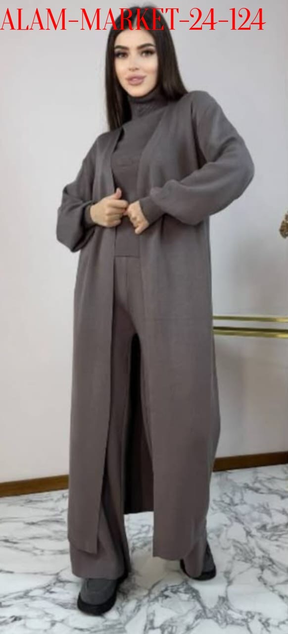костюм тройка вязаный с кардиганом k.s 316124418,трикотажные костюмы,трикотажный костюм тройка,вязаные костюмы,элегантные кардиганы