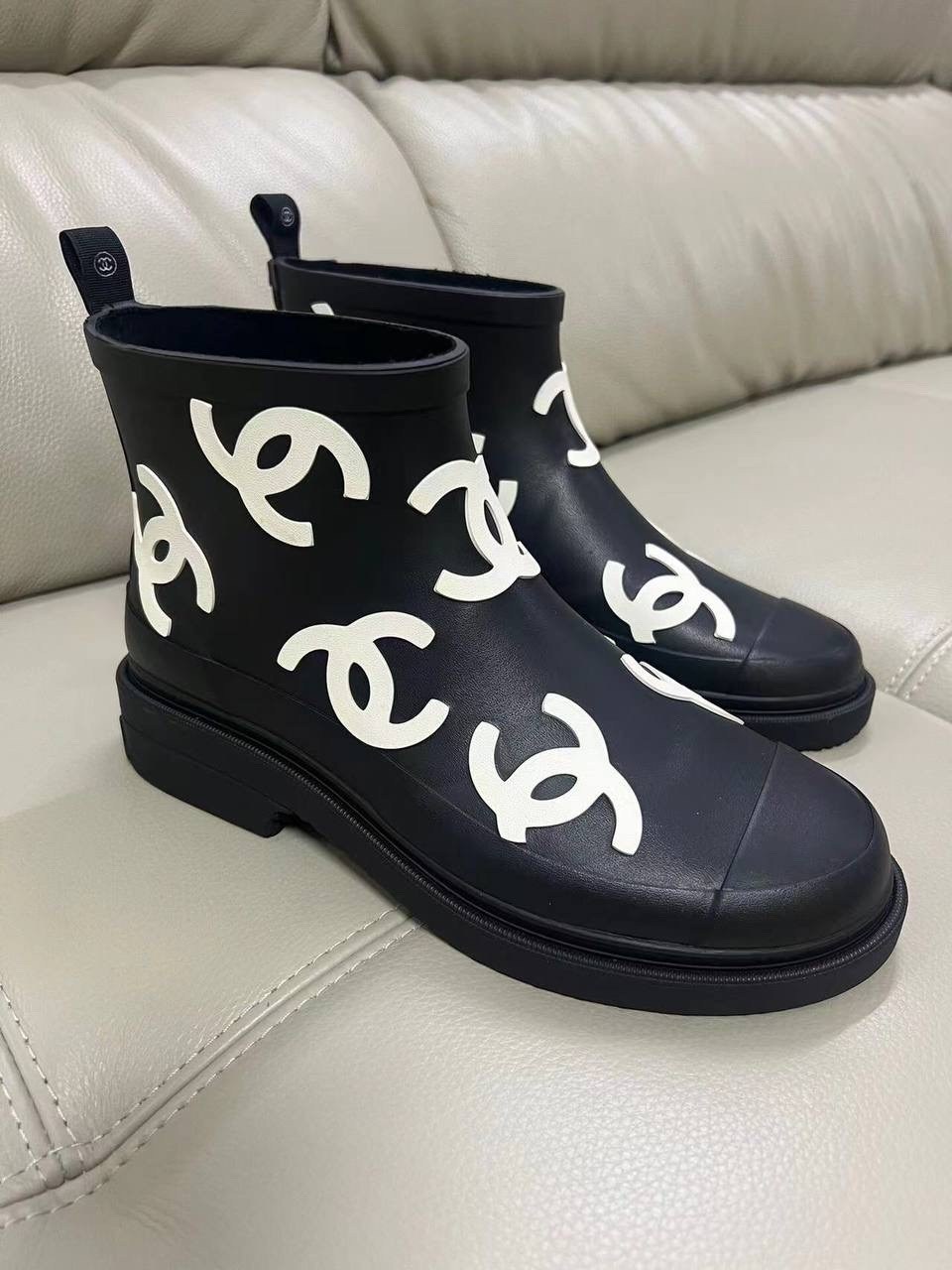 ,сапоги chanel,резиновые сапоги chanel,резиновые сапоги,сапоги резиновые женские