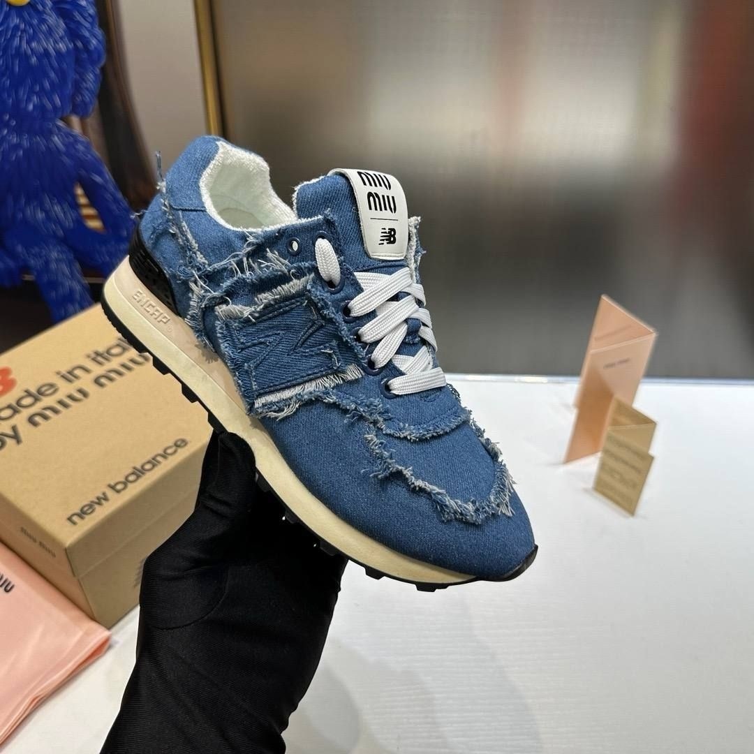 ,кроссовки miu miu,джинсовые кроссовки,кроссовки new balance,кроссовки new balance 574