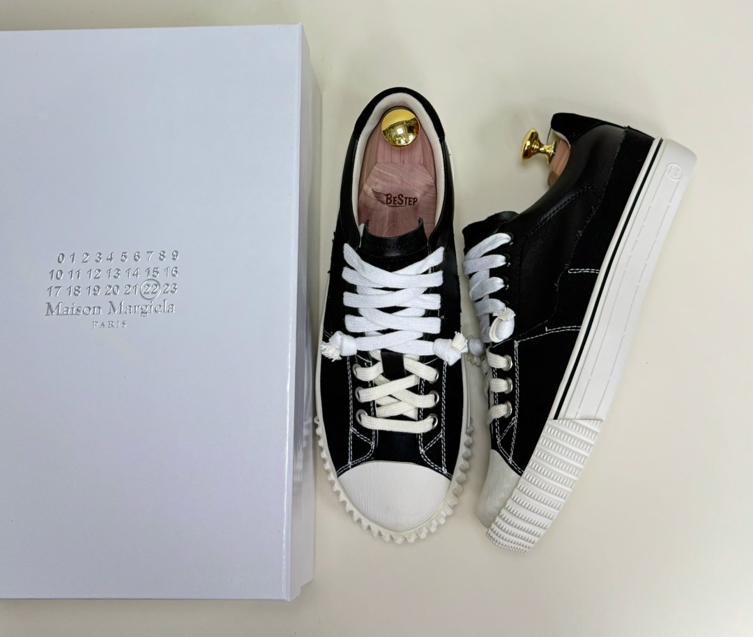 maison margiela кеды new evolution черный,,кеды maison margiela evolution,кроссовки низкие maison margiela evolution черный,замшевые кеды