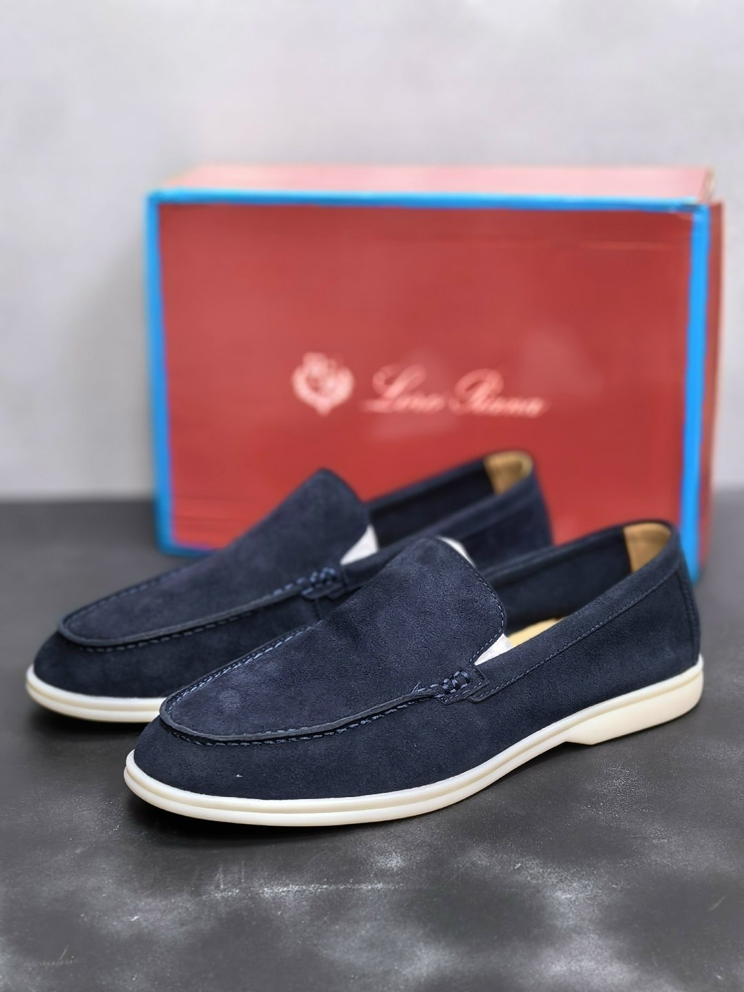 лоферы мужские loro piana,,лоферы loro piana summer walk синие,лоферы loro piana,мужские мокасины