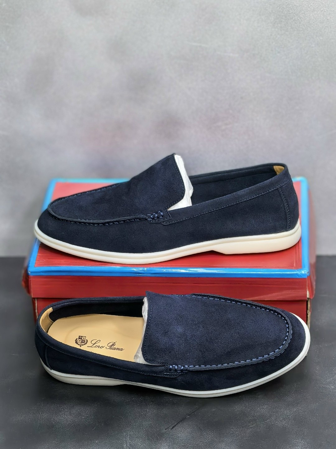 лоферы мужские loro piana,,лоферы loro piana summer walk синие,лоферы loro piana,мужские мокасины