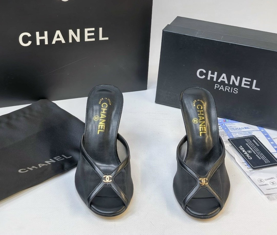 босоножки chanel,,туфли chanel,шлепанцы chanel,каблуки шанель