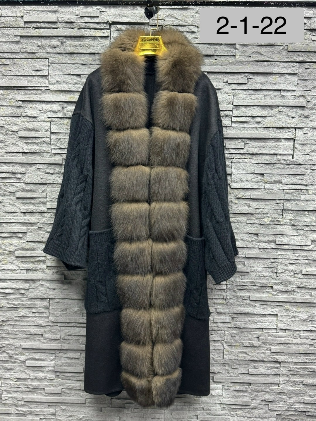 кардиган с мехом финского песца yana kraft brand,кардиган с мехом песца,кардиган с мехом финского песца,кардиган с мехом,вязаный кардиган