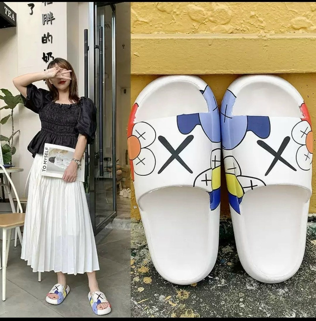 тапочки модные,женские шлепанцы,,шлепки yeezy slide,шлепанцы модные