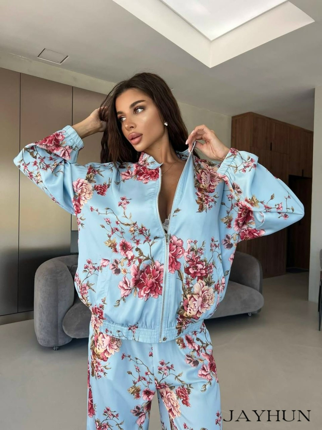шелковый костюм в пижамном стиле trend.collection 232120803,шелковый костюм в пижамном стиле trend.collection,костюм в пижамном стиле,шелковый костюм в пижамном стиле,шелковый домашний костюм в пижамн