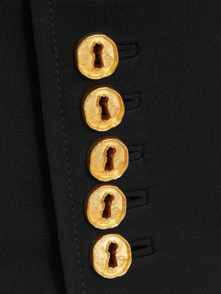черный женский пиджак,приталенный пиджак,пиджак balmain черный,пиджак
