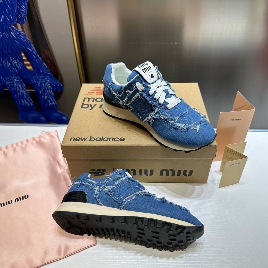 ,кроссовки miu miu,джинсовые кроссовки,кроссовки new balance,кроссовки new balance 574