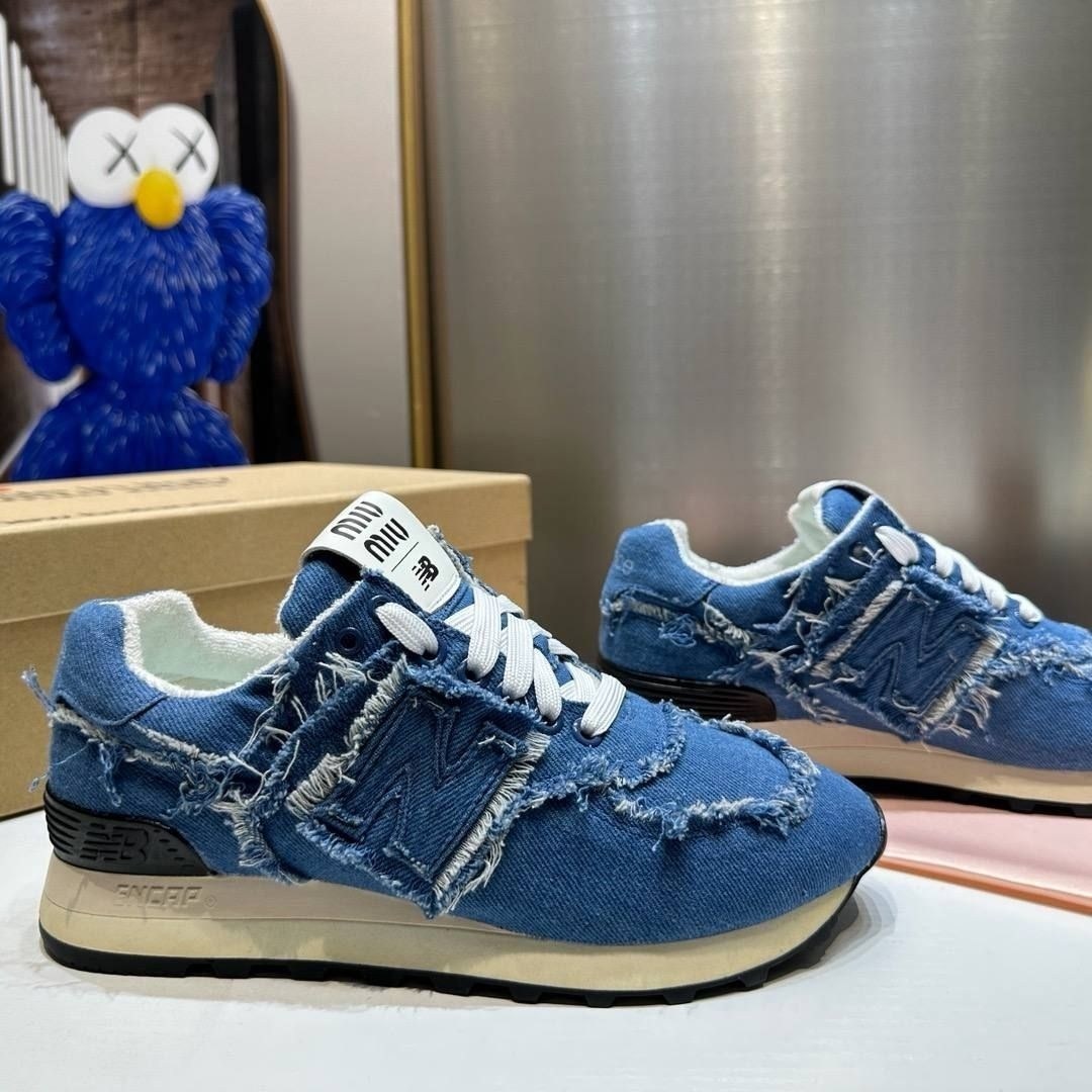 ,кроссовки miu miu,джинсовые кроссовки,кроссовки new balance,кроссовки new balance 574