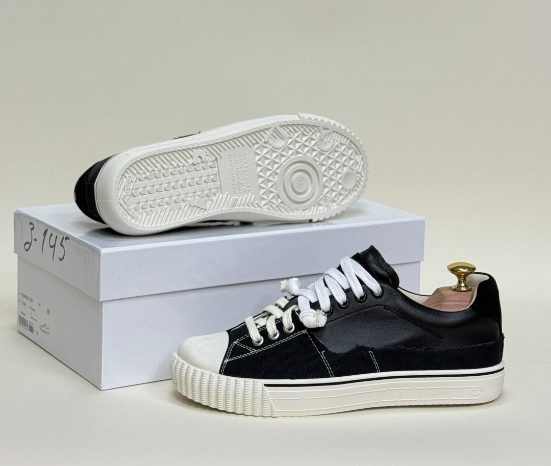 maison margiela кеды new evolution черный,,кеды maison margiela evolution,кроссовки низкие maison margiela evolution черный,замшевые кеды