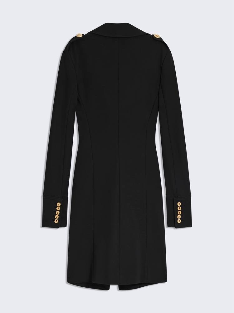 черный женский пиджак,приталенный пиджак,пиджак balmain черный,пиджак