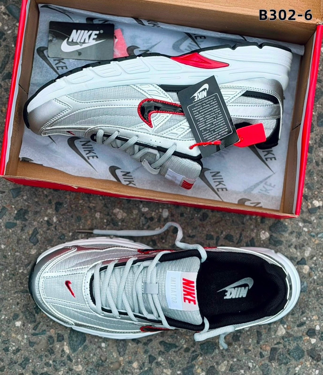 кроссовки nike initiator,женские кроссовки nike initiator серебристого цвета,nike initiator,кроссовки,nike initiator blue silver