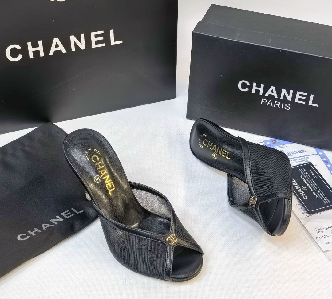 босоножки chanel,,туфли chanel,шлепанцы chanel,каблуки шанель